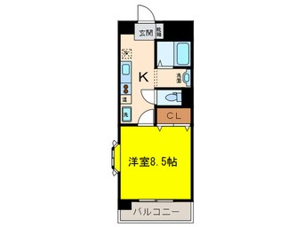 間取図 ベイシティ桔梗Ⅴ