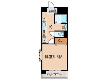 間取図 ベイシティ桔梗Ⅴ