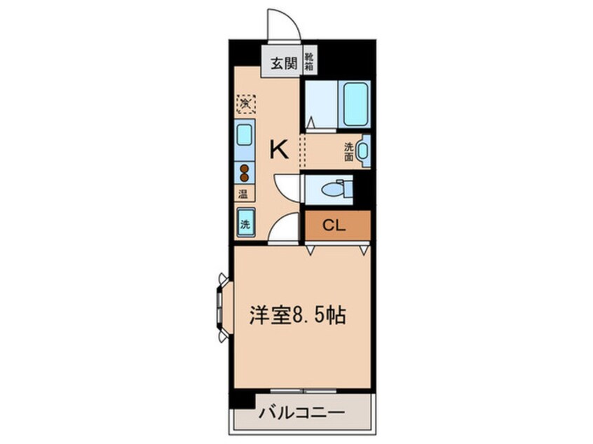 間取図 ベイシティ桔梗Ⅴ