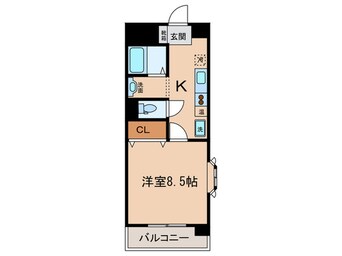 間取図 ベイシティ桔梗Ⅴ