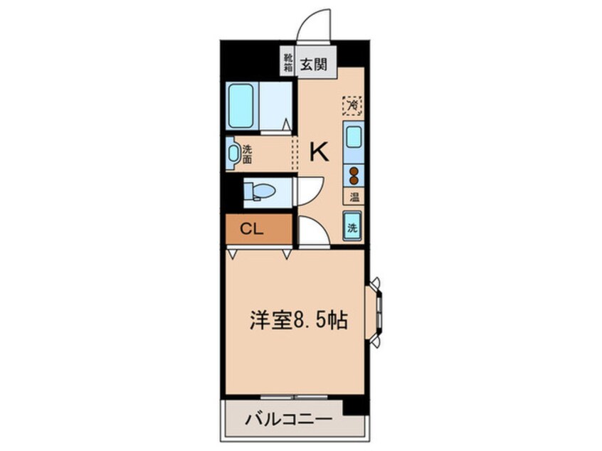 間取図 ベイシティ桔梗Ⅴ