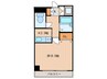 マンションマルセイユⅡ 1Kの間取り