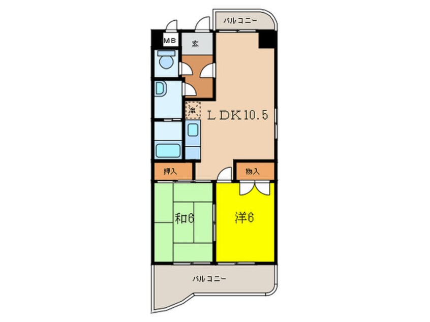 間取図 福洋マンション