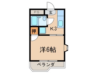 間取図 パ－クハイツ江尻