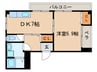 アートビル平田 1DKの間取り