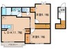 ミルト・ブリーゼ・Ｓ 2LDKの間取り