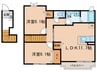 ミルト・ブリーゼ・Ｓ 2LDKの間取り