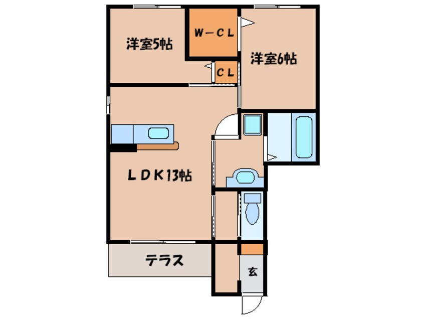 間取図 コルヌイエ