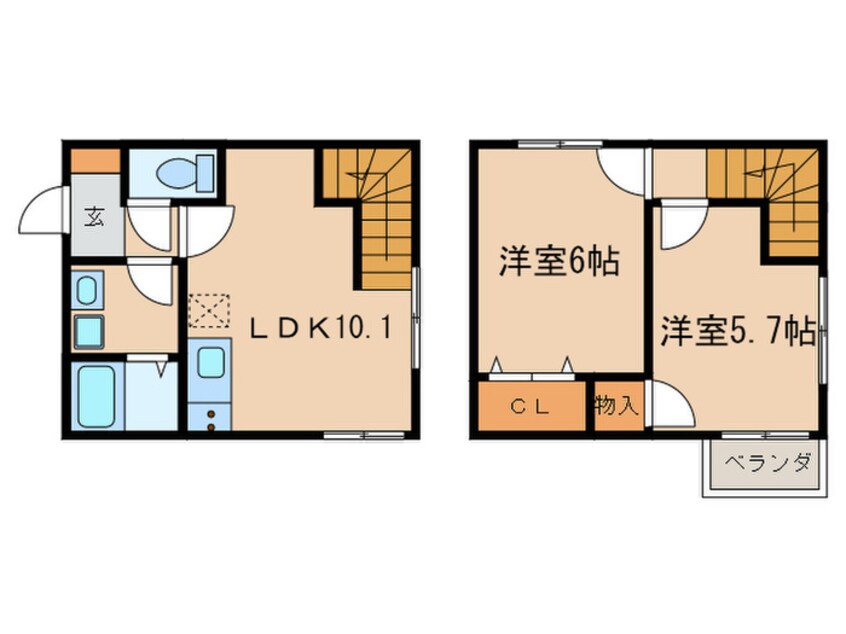 間取図 メゾンド杉村