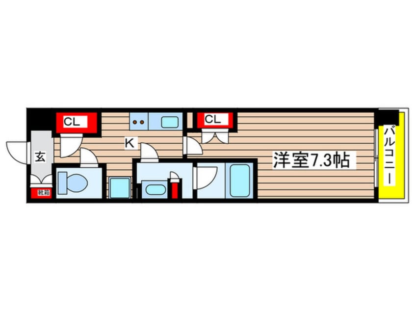 間取図 ラフィシア上前津