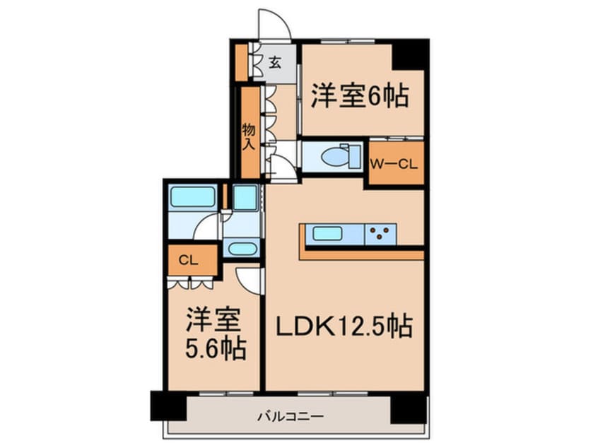 間取図 ラフィシア上前津