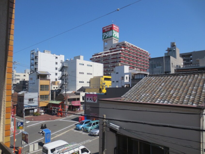 室内からの展望 コ－ポ梅よし