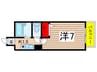 アメニティー泉 1Kの間取り