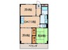 メゾン晃梅 3DKの間取り