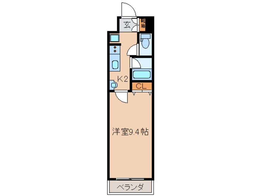 間取図 カスタリア志賀本通