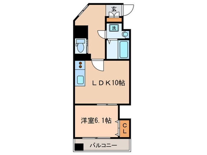間取り図 カスタリア志賀本通
