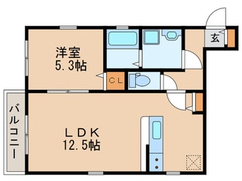 間取図 クラージュ平安