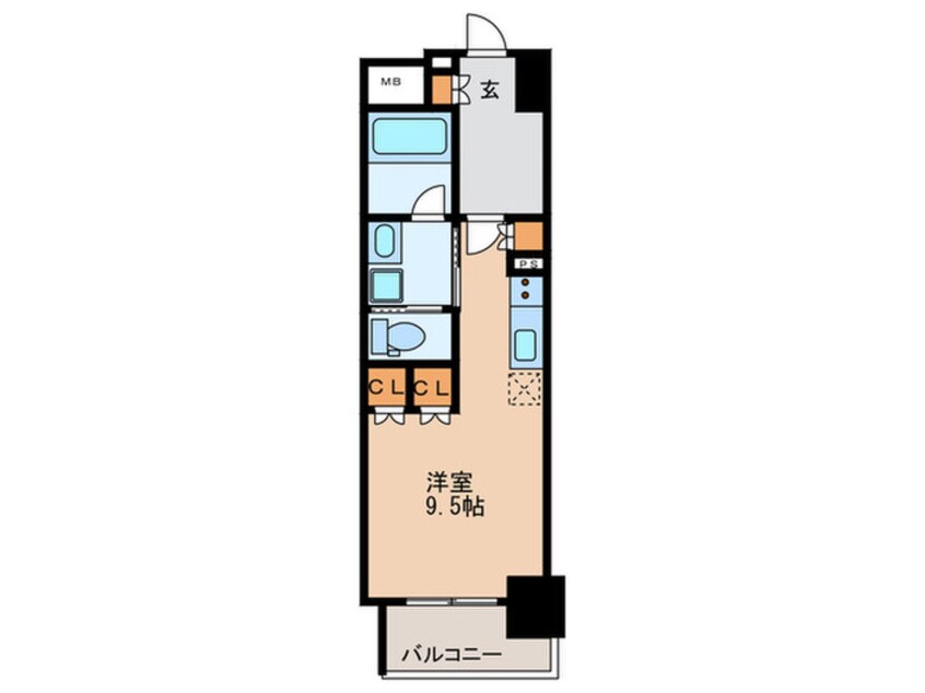 間取図 ヒヴィ・カーサ名駅西