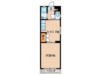 間取図 サンハイツ竹内