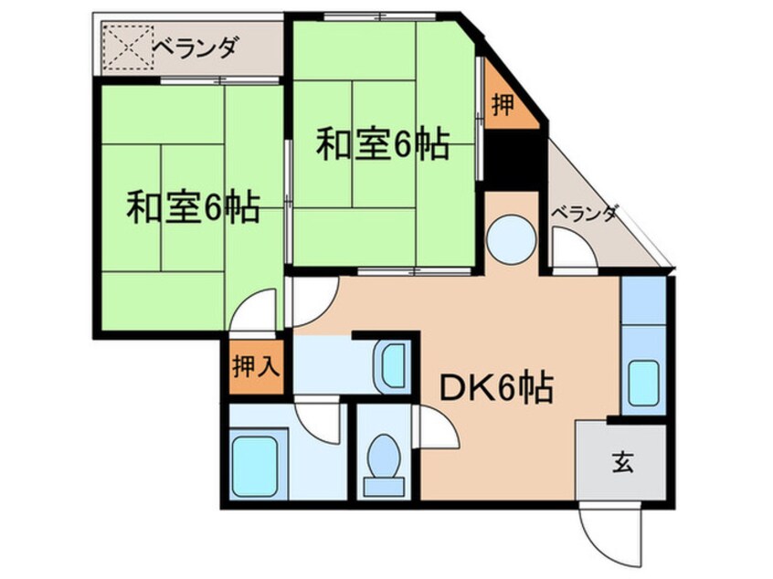 間取図 稲本ビル