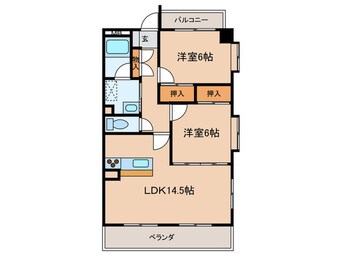 間取図 レ－ジュ竜泉