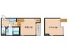 プランドール長栄 1Kの間取り