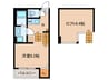 プランドール長栄 1Kの間取り