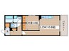 Anecis広見町 1LDKの間取り
