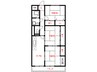 ロイヤルパレス北園 3LDKの間取り