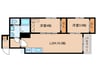 storia栄生North 2LDKの間取り