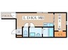 Aprilさくら 1LDKの間取り