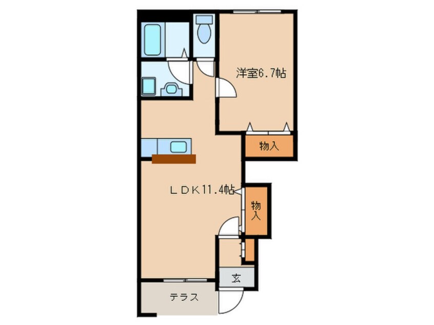 間取図 アンビシャス立石