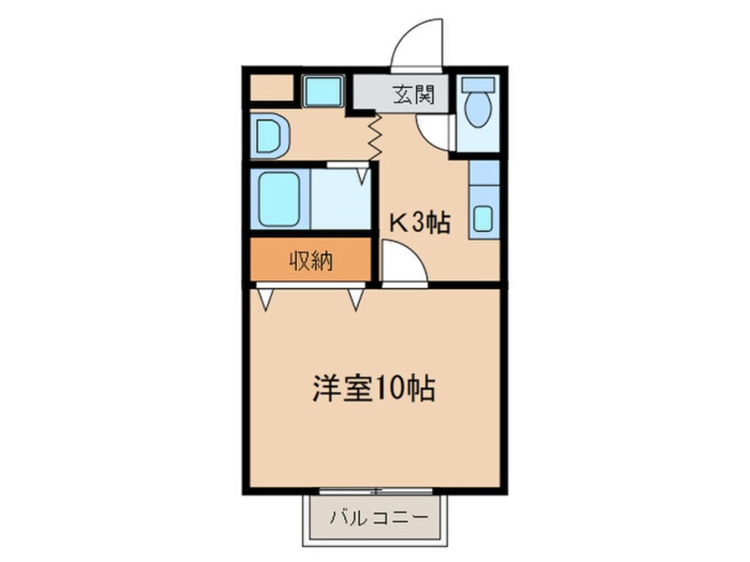 間取図 エスペランサ宮地