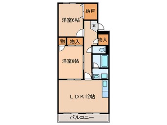 間取図 モーゼンビレッジ