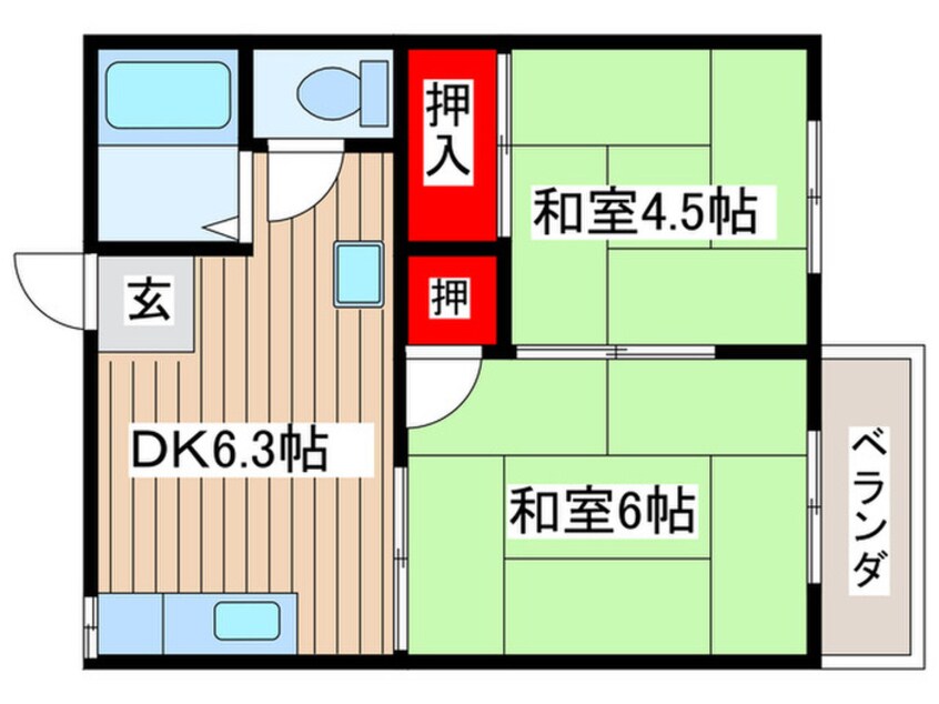 間取図 フォーブルマイ