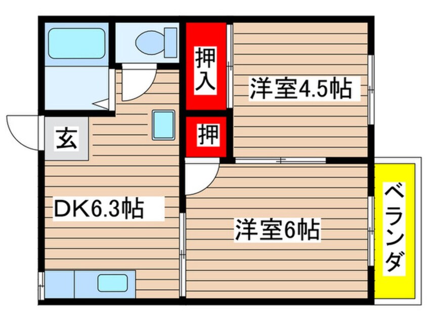 間取図 フォーブルマイ