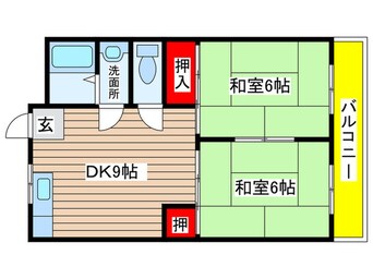 間取図 矢田ビル