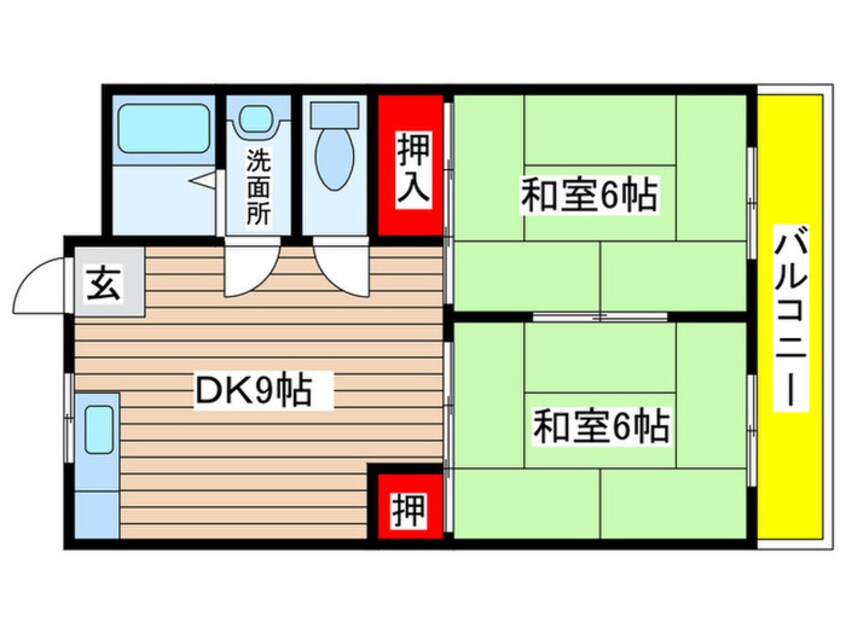 間取図 矢田ビル