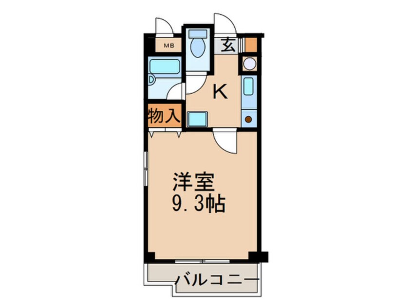 間取図 ハ－トイン若葉台Ｎ棟