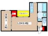 robot　home原Ⅱ 1LDKの間取り