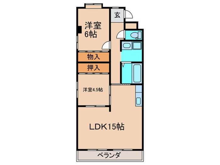 間取り図 高針中央マンション