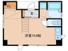 ｅ池下 1Rの間取り