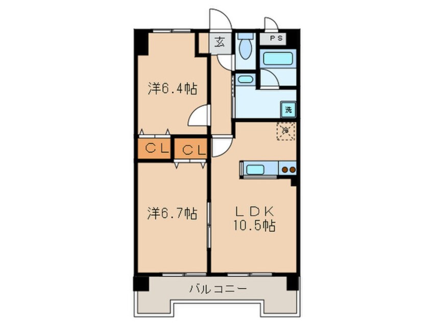 間取図 グリーンパレス東大曽根
