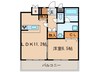 コンフォ－ル黒門 1LDKの間取り