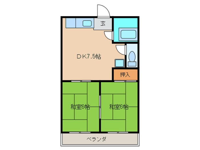 間取り図 コ－ポみやび