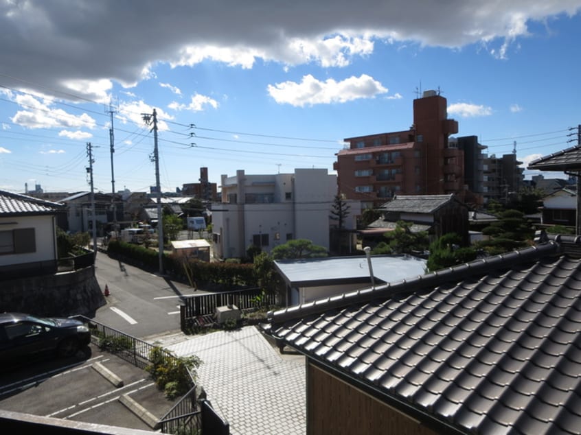 室内からの展望 吉田ハイツ