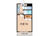 メゾンボー隅田Ⅱ 1Kの間取り