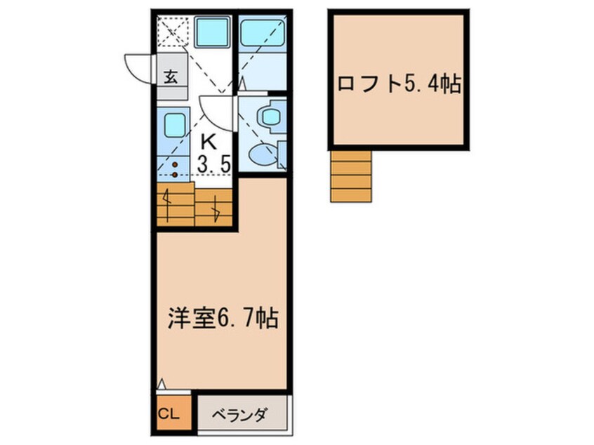 間取図 Lino holomua壱番館