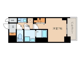 間取図 S-RESIDENCE名駅North