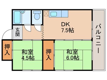 間取図 石坂ハイツ